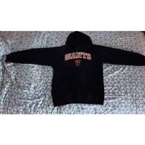 San Francisco Giants Sweater Youth Large MLB Team Athletics Logo Hoodie (14-16)